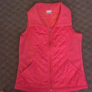 Pink Columbia vest